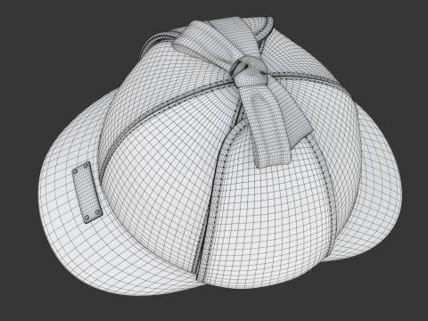 Deerstalk Hat Modello 3D
