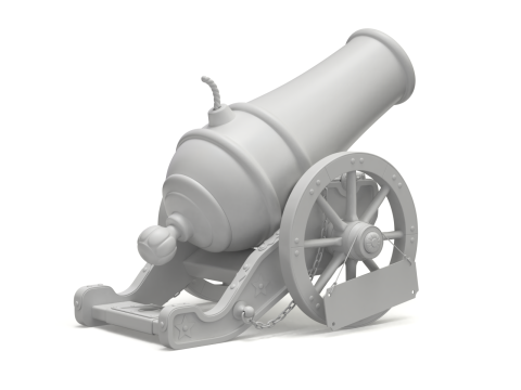 Circus Cannon 3D 모델