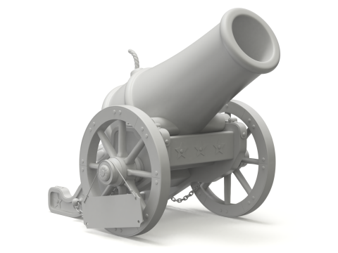 Circus Cannon 3D 모델