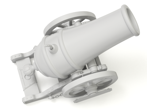 Circus Cannon 3D 모델