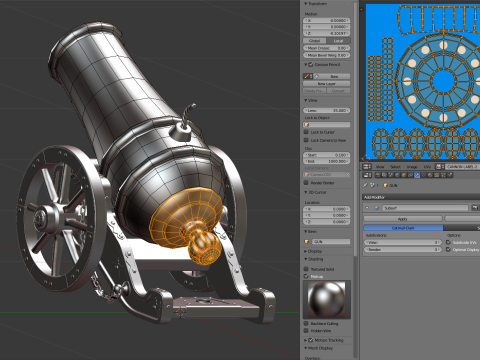 Circus Cannon 3D 모델