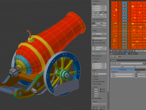 Circus Cannon 3D 모델