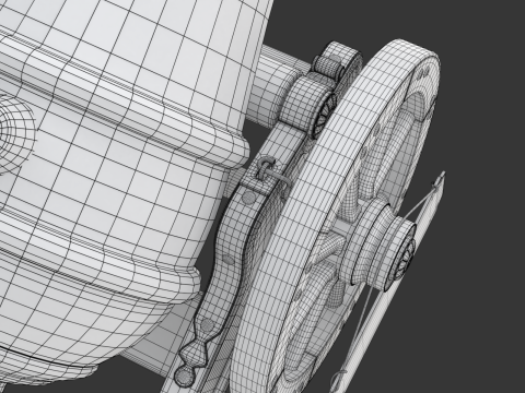 Circus Cannon 3D 모델