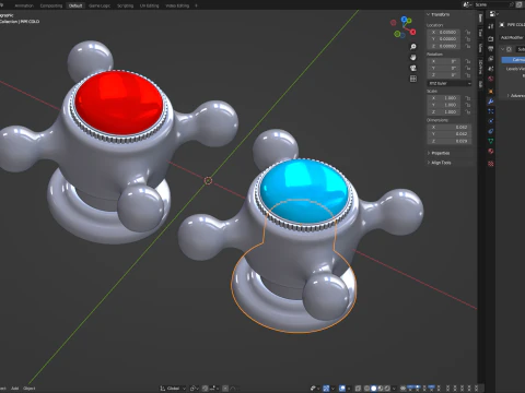 Washing Sink Faucet 3D Model
