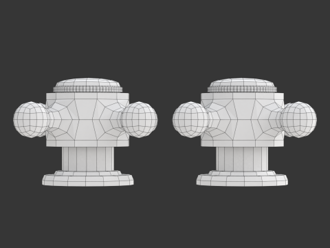 Washing Sink Faucet 3D Model