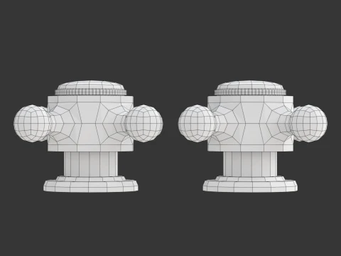 Washing Sink Faucet 3D Model