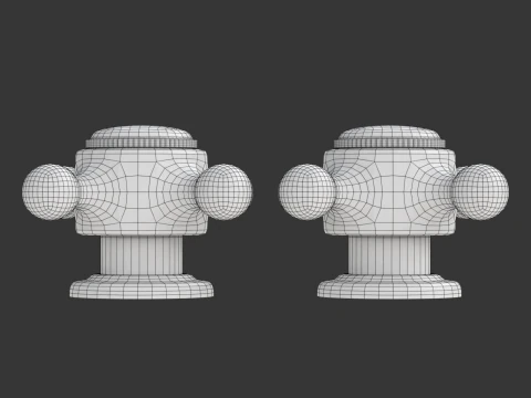 Washing Sink Faucet 3D Model