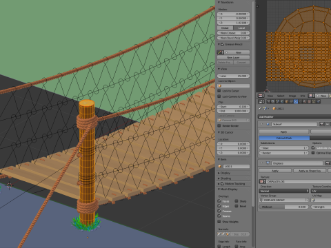 Rope Suspension Bridge 3D 模型