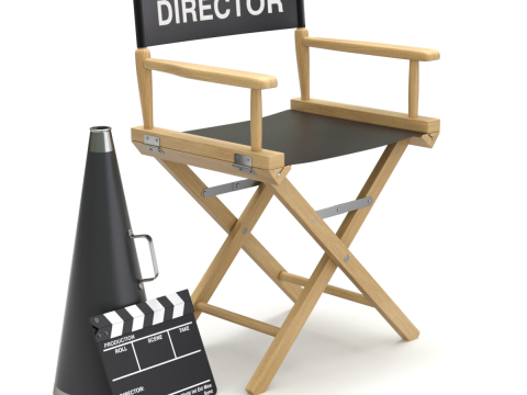 Director Chair Modèle 3D