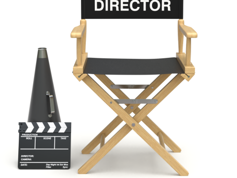 Director Chair Model 3D