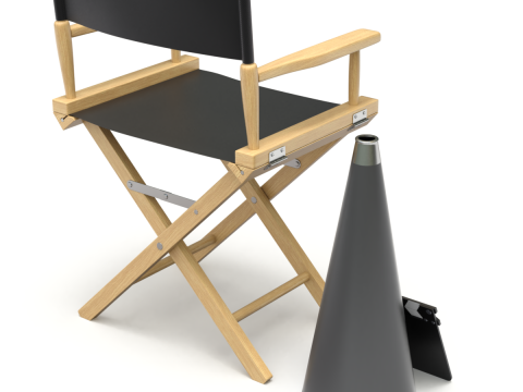 Director Chair Model 3D
