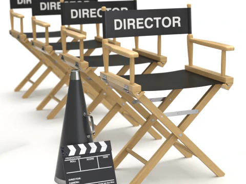 Director Chair 3D Model