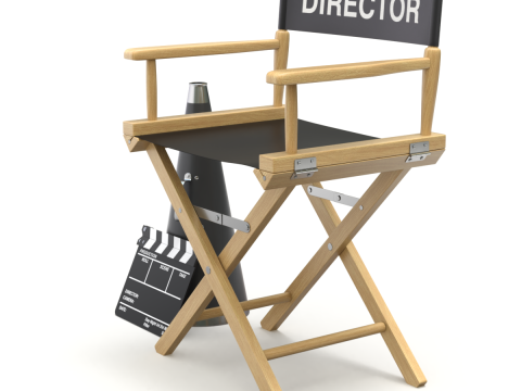 Director Chair Model 3D