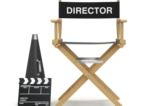 Director Chair Model 3D