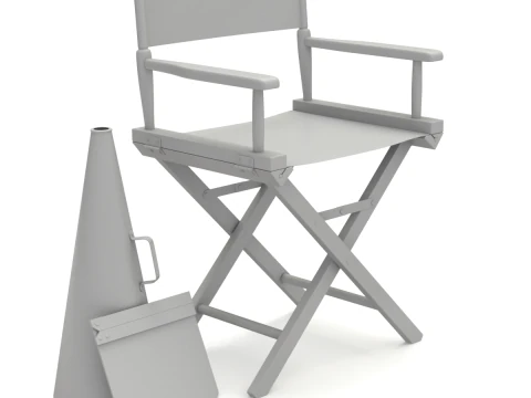 Director Chair 3D Model