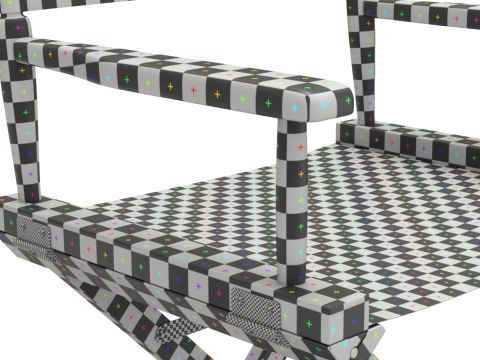 Director Chair Model 3D