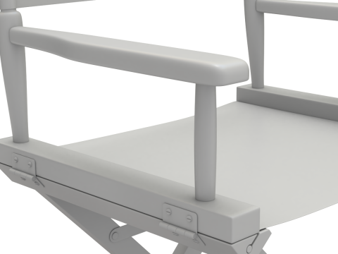 Director Chair Model 3D