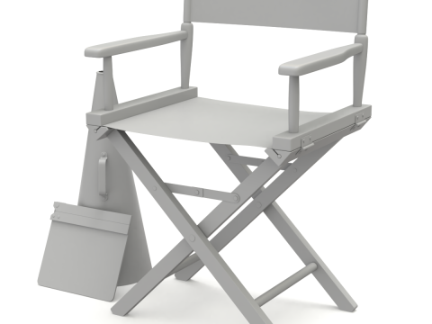 Director Chair Model 3D
