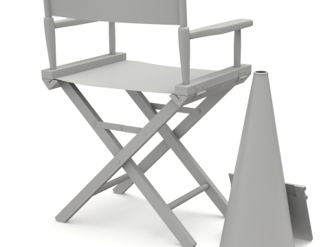 Director Chair Model 3D