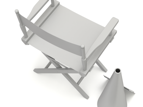 Director Chair Model 3D