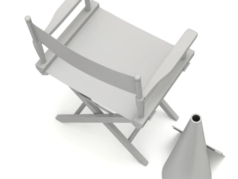 Director Chair 3D Model