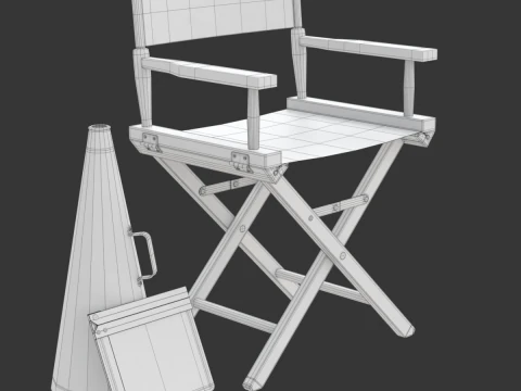 Director Chair 3D Model
