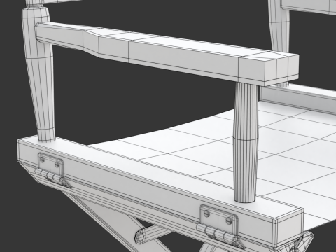 Director Chair Model 3D