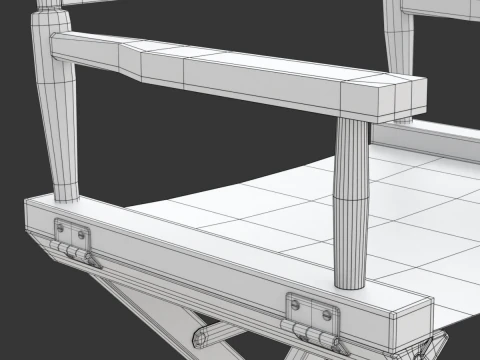Director Chair 3D Model