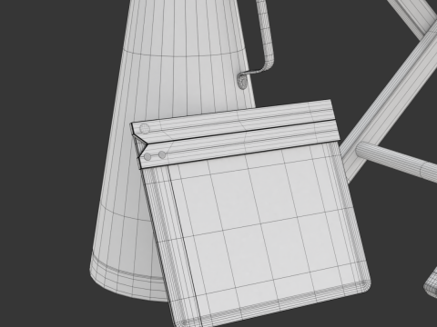 Director Chair Model 3D