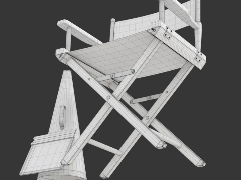 Director Chair 3D Model