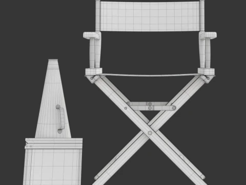 Director Chair 3D Model