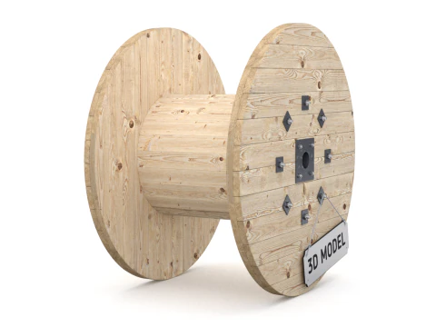 ケーブルドラム 3Dモデル