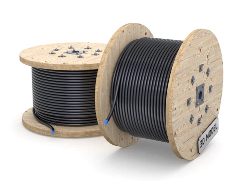 ケーブルドラム 3Dモデル