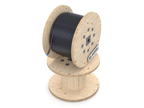 ケーブルドラム 3Dモデル