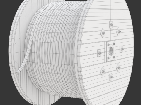 Cable Drum 3Dモデル