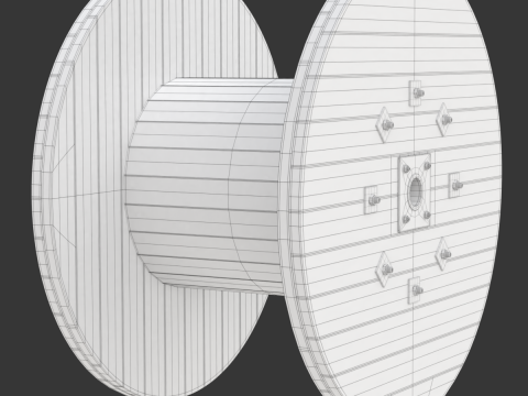 Cable Drum 3Dモデル