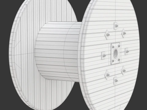 ケーブルドラム 3Dモデル