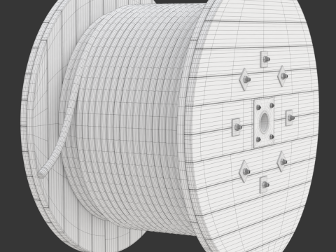 Cable Drum 3Dモデル