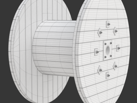 Cable Drum 3Dモデル