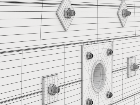 Cable Drum 3Dモデル