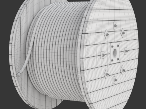 Cable Drum 3Dモデル