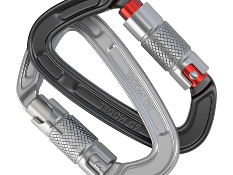 Moschettone da arrampicata Modello 3D