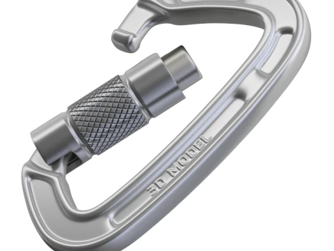 Moschettone da arrampicata Modello 3D