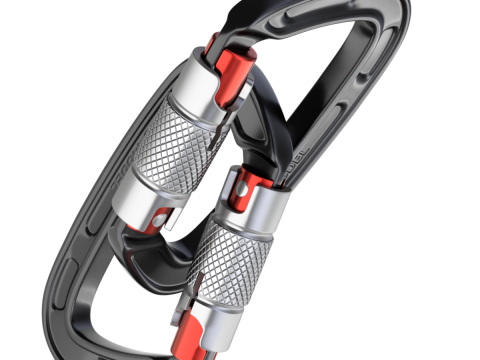 Climbing Carabiner Clip 3D 模型