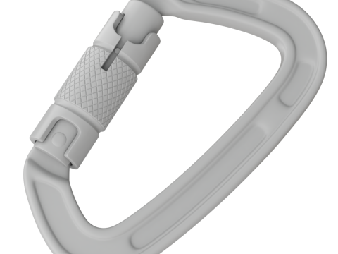 Climbing Carabiner Clip 3D 模型