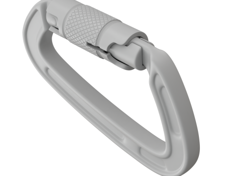 Climbing Carabiner Clip 3D 模型