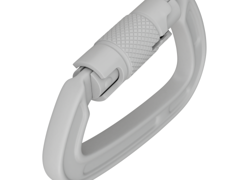 Climbing Carabiner Clip 3D 模型