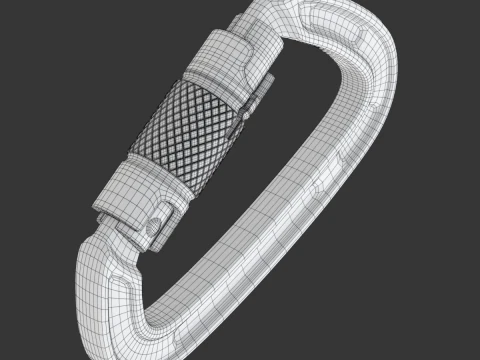 Moschettone da arrampicata Modello 3D