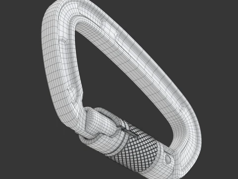 Moschettone da arrampicata Modello 3D