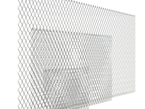 Adaptable Chain Link Fence 3D Model